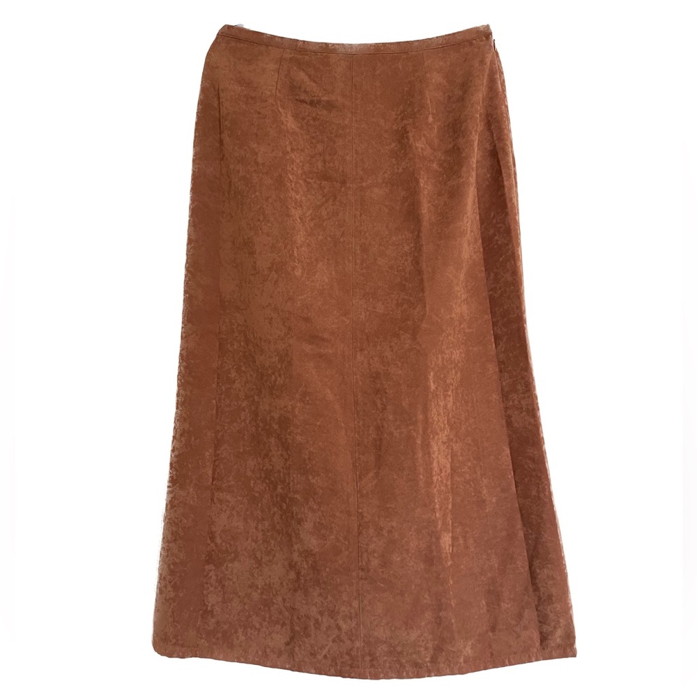 Faux Suede Relativity Maxi Skirt Size 14